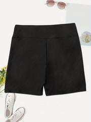 Summer High Waist Biker Shorts Sports Yoga Casual Short Leggings