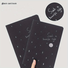 2pcs Paper Star Notebook Creative Student Hand-painted Notepad