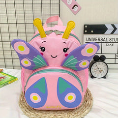Kids Butterfly Backpack With Traction Strap - Cartoon Design