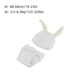 Baby Photo Props Wool Knit Set Little Chicken Little Rabbit
