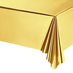 1pc Disposable Waterproof Aluminum Foil Tablecloth 137x182cm