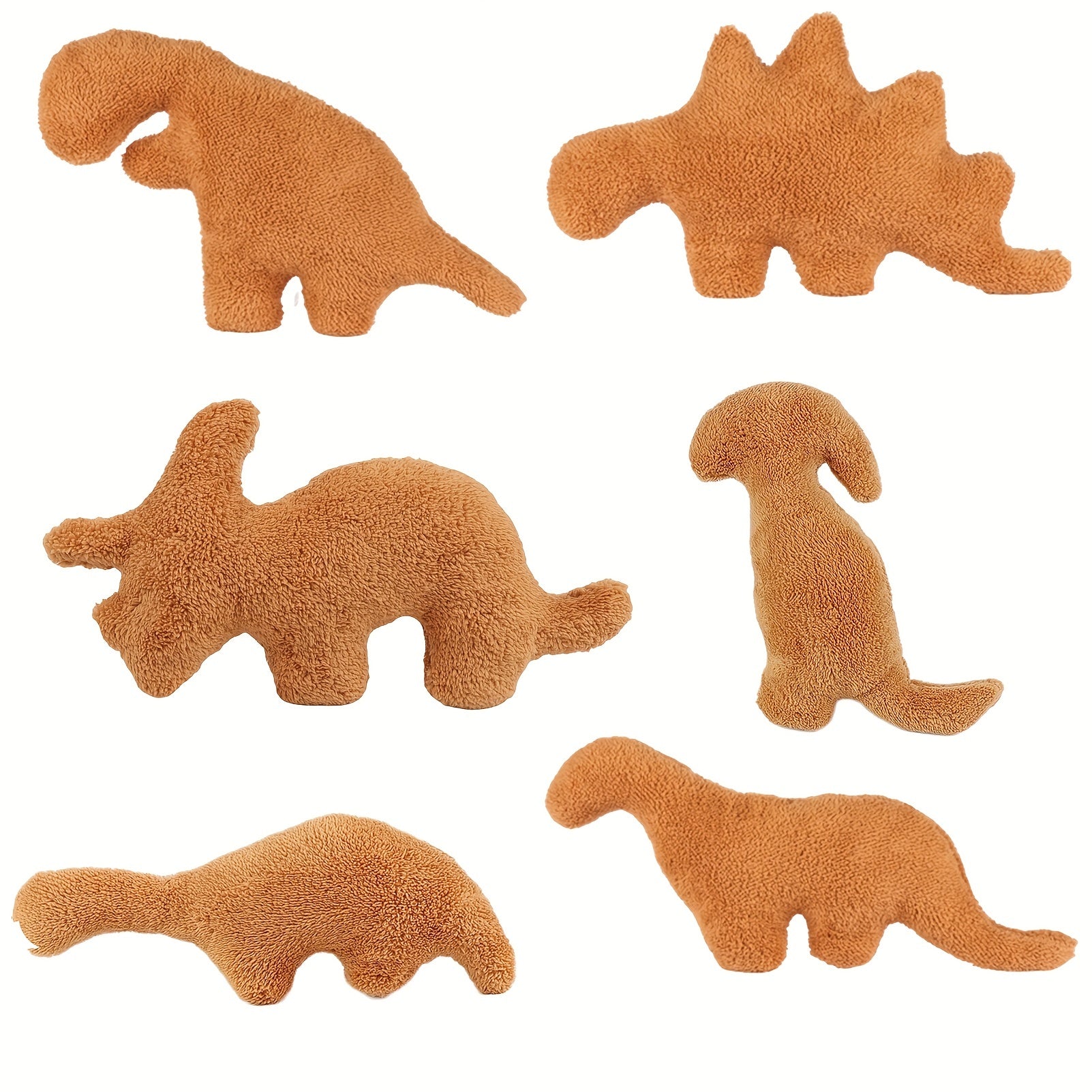 6pcs Dino Nugget Pillow for Easter & Birthday Decorations