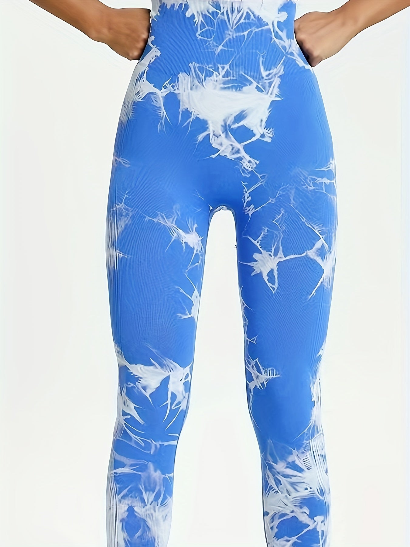 Tie Dye High Waist Yoga Leggings Tummy Control Slimming Pants