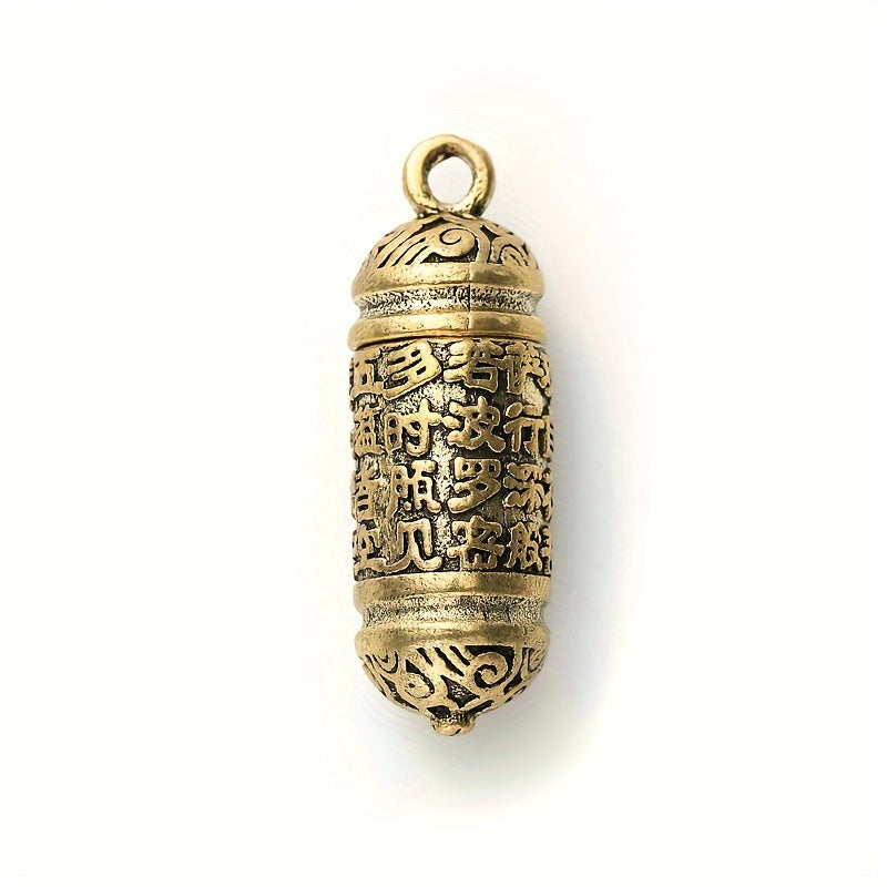 Hollow Brass Vintage Pendant for Jewelry and Accessories