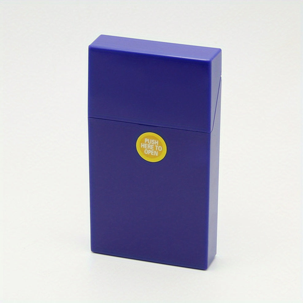 Plastic Automatic Open Cigarette Case Extended Slim 20pcs Cigarettes Storage