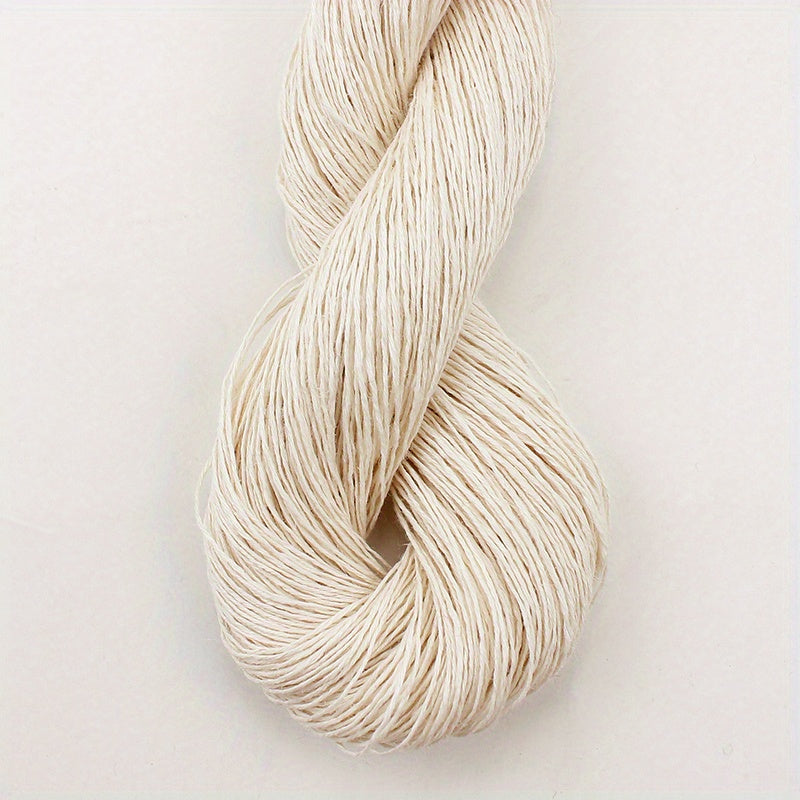 Natural Linen Lace Weight Yarn for Summer Garments