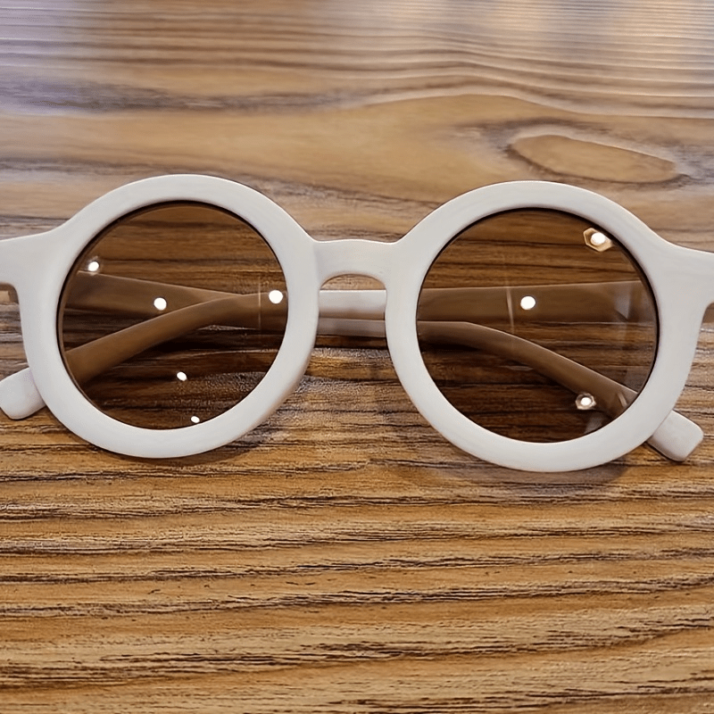 Boys Round Frame Sunglasses for Outdoor Activities
