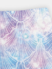 2pcs Toddler Girls Tie Dye Stretch Athletic Leggings High Waist Yoga Pants