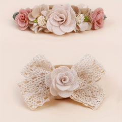 2 Pcs Baby Headbands Hairbands Elastics Hair Accessories For Baby Girls Newborn