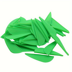 50pcs Arrow Vanes 5.08 Cm Fletching Shield Drop Shape Feather
