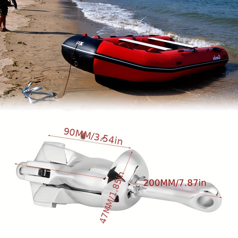 Stainless Steel Folding Anchor 0.7KG for Ships/Yachts