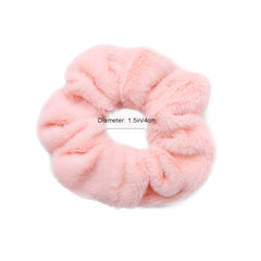 Solid Colors Scrunchy Hair Ties Hair Elastics Soft Scrunchie Ponytail Holders