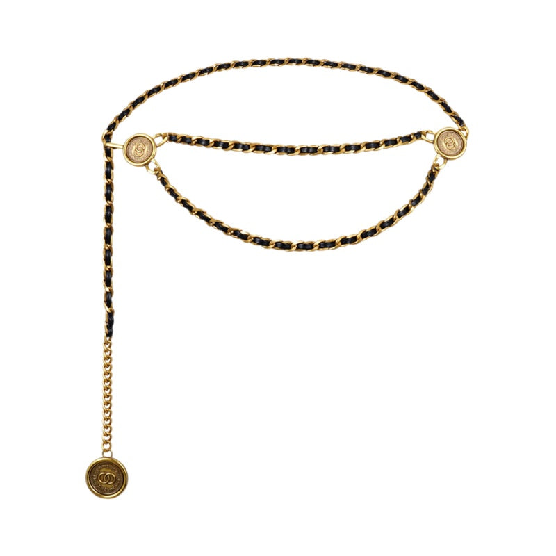 Thin Waist Chain Braided Belt for Women