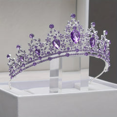 Girl's Princess Rhinestone Crown Hair Accessory
