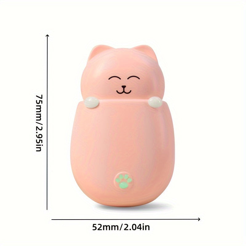 Stay Warm & Pink Pet Cat Rechargeable Hand Warmer 2 Gear Adjustment