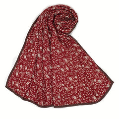 Vintage Flower Print Finale Scarf Double sided Thickened Shawl Scarves