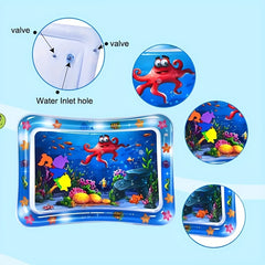 Inflatable Tummy Time Water Play Mat for Babies