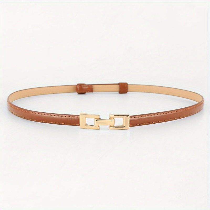 Thin Belt Women's Adjustable Buckle Waist Belt