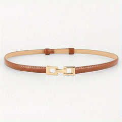 Thin Belt Women's Adjustable Buckle Waist Belt