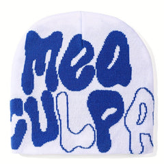 Unisex Hip Hop Knit Beanie Cap Men's Candy Y2K Thermal Hat
