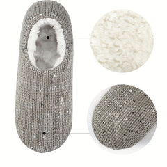 Plush Slipper Socks Cozy & Soft Thick Ankle Socks Women's Stockings