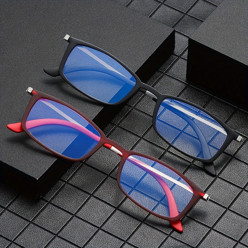 Rectangle HD Reading Glasses with Case