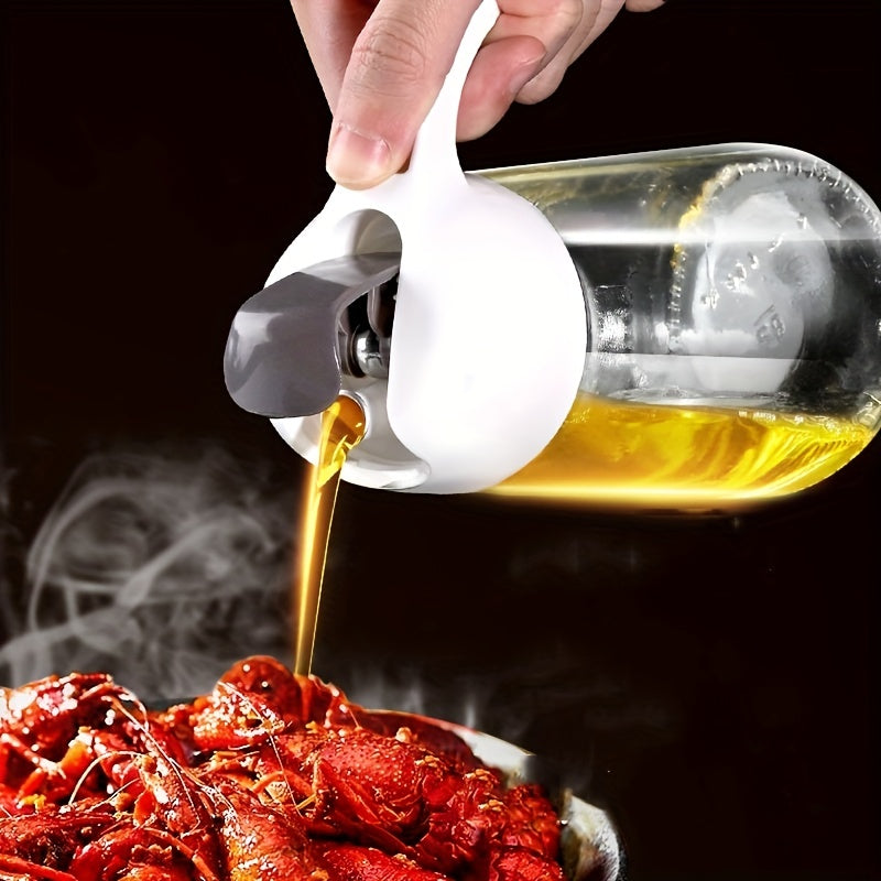 2pcs Glass Dispenser Bottle BPA Leak-proof Pot Storage Seasoning Vinegar