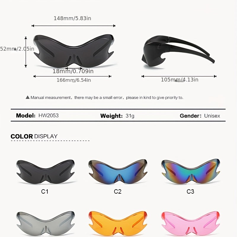 Men's Punk Sunglasses for Street Photography