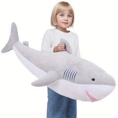 Jumbo Sea Shark Stuffed Animal - Gray Giant Plush