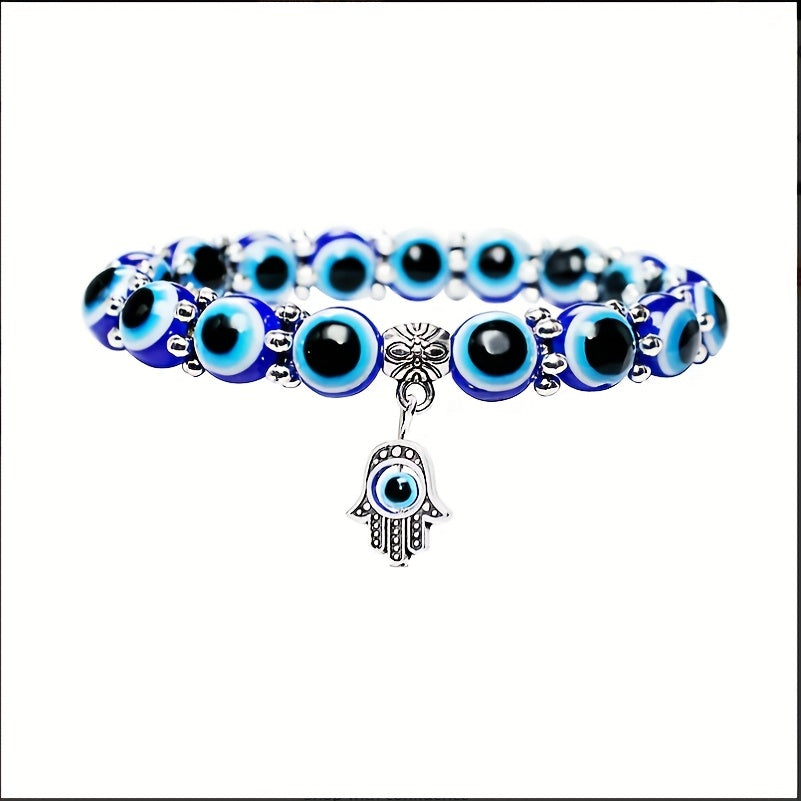 Devil's Eye Charm Bracelet Good Luck Anniversary Birthday Friendship Gift