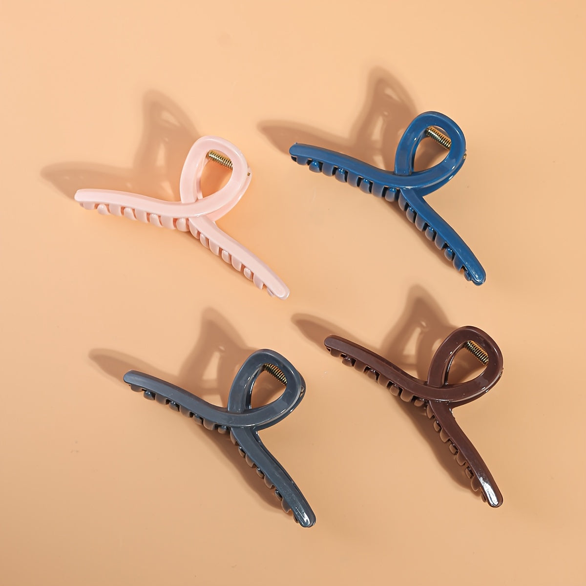 Large Twisted Hair Claw Clip for Thick Thin Hair Daily