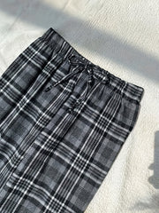 Plaid Lounge Pants Elastic Waistband Womens Lounge & Sleepwear