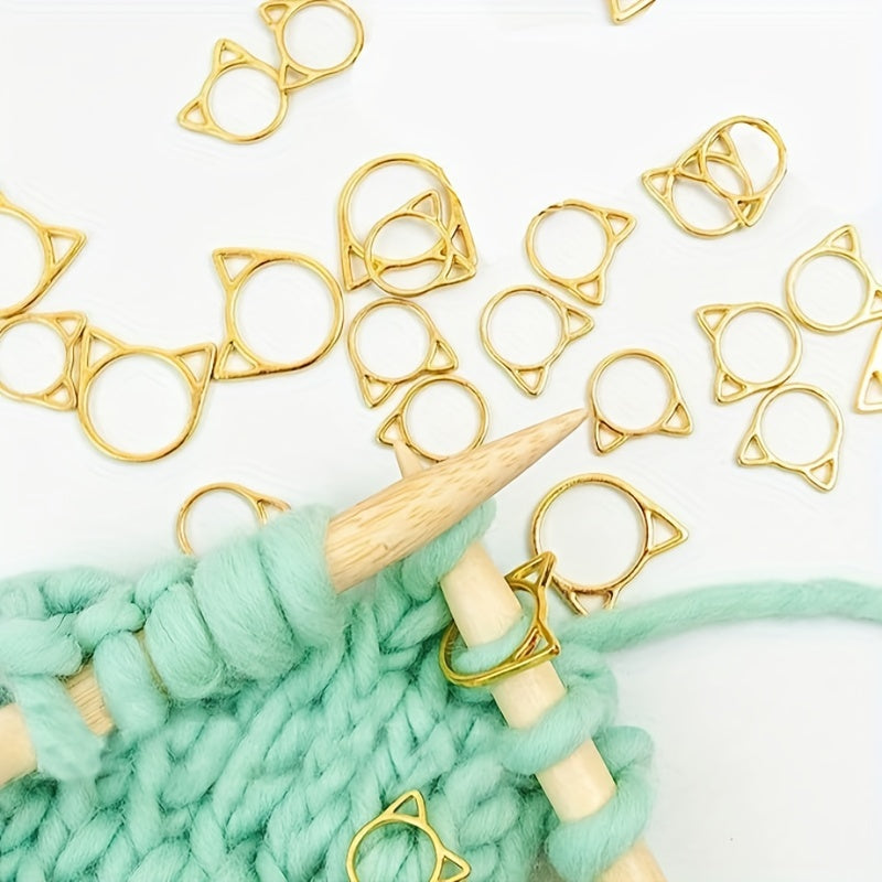 36pcs Metal Ring Stitch Mark Set for Crochet Lock Accessories
