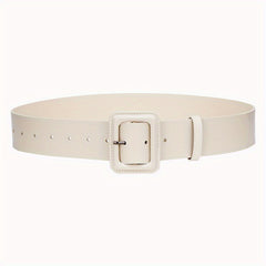 Classic Solid Wide Belt for Women