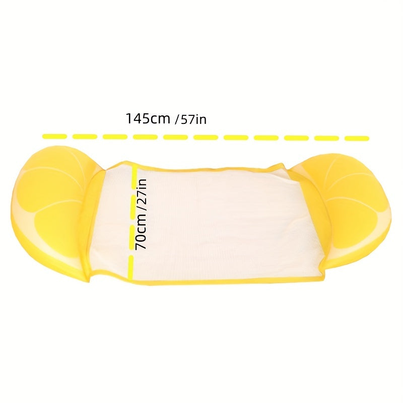 Inflatable Lounge Chair with Backrest for Adults - Relax in Pool or Beach