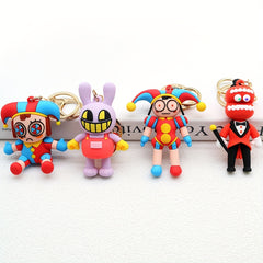 Cartoon Pendant Keychain for Car Keys Backpacks Wallets
