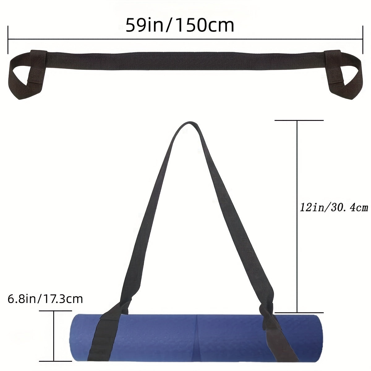 Adjustable Yoga Mat Strap Sling for Storage