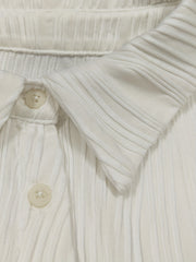  Casual Striped Button Up Blouse