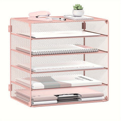 5 Tier Desk Organizer Tray Paper Organizer Storage