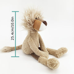 Yellow Lion Plush Toy - Soft & Cuddly Gift for Kids