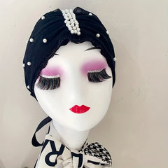 Vintage Lace Hijab Boho Head Scarf Chemo Cap Hair Accessories