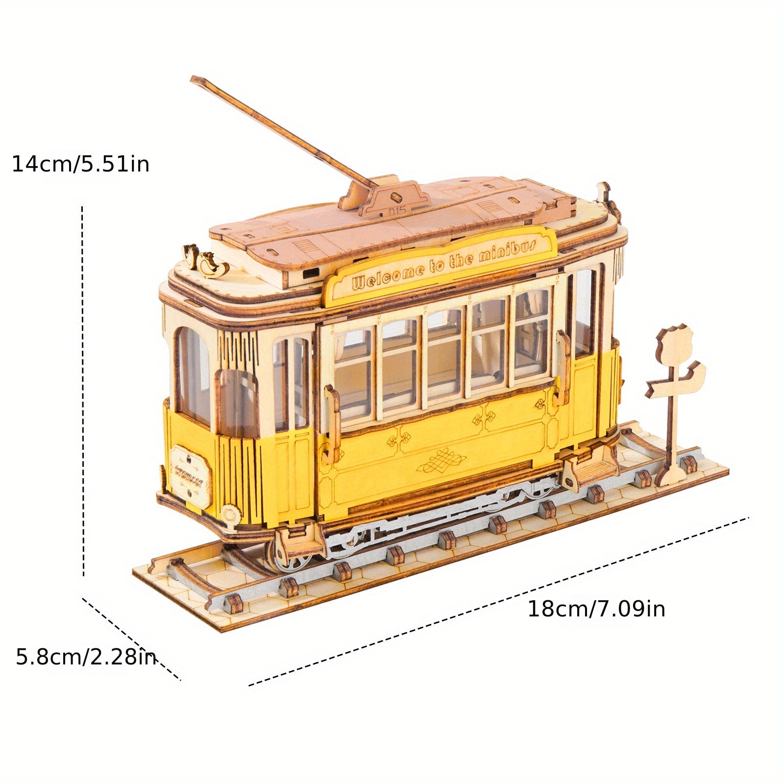 3D Wooden Puzzle Model Car Kit - Perfect Birthday Gift