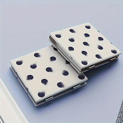 Portable Small Mirror Outdoor Makeup Cosmetic Mini Double Folding Mirror