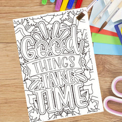 Dreamy & Spooky Drawing & Coloring Book with Thick Paper