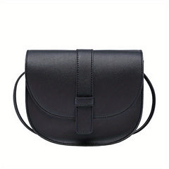 Minimalist Crossbody Bag Faux Leather Flap Purse