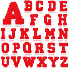 26pcs Letter Embroidery Iron On Patches For Girls