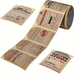 200pcs Christmas Gift Stickers Self-adhesive Labels