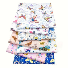 8pcs Cotton Precut Quilting Fabric Squares DIY Sewing Scrapbooking