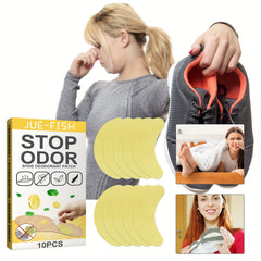 Shoe Deodorant Stickers Foot Odor Removal Patch Foot Sweat Insole Stickers