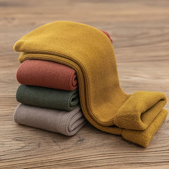 5 Pairs Women's Fuzzy Thermal Mid Tube Floor Socks